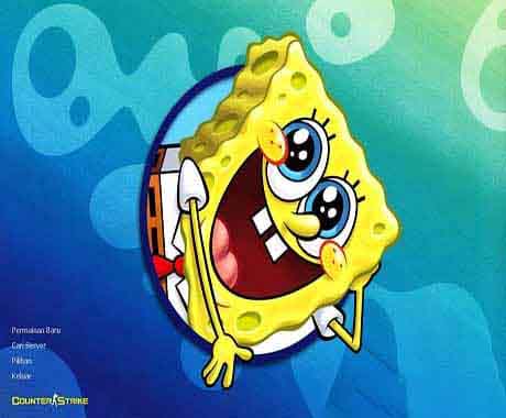 Тема меню sponge bob