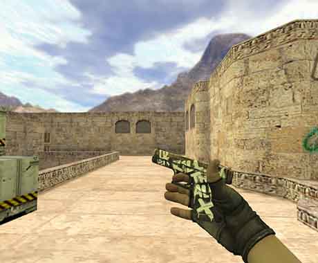 Модель Glock  "Пустынный повстанец" для cs 1.6