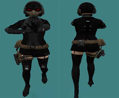 Скин девушки - Black Elite