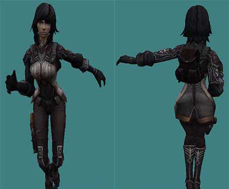 Скин девушки - Kaili