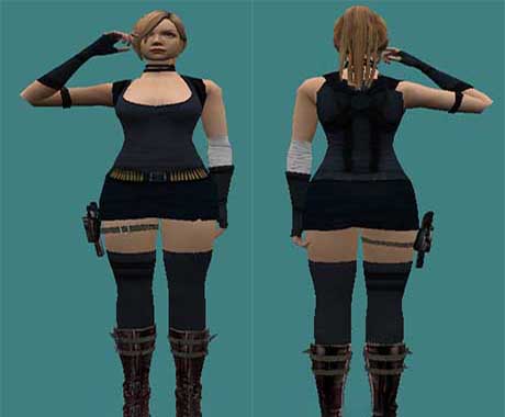 Скин девушки - Sara