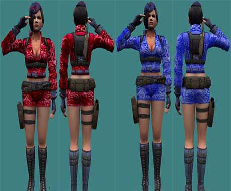 Скины девушек - Девочка Война