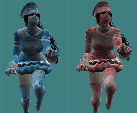 Скины девушек - Снежные